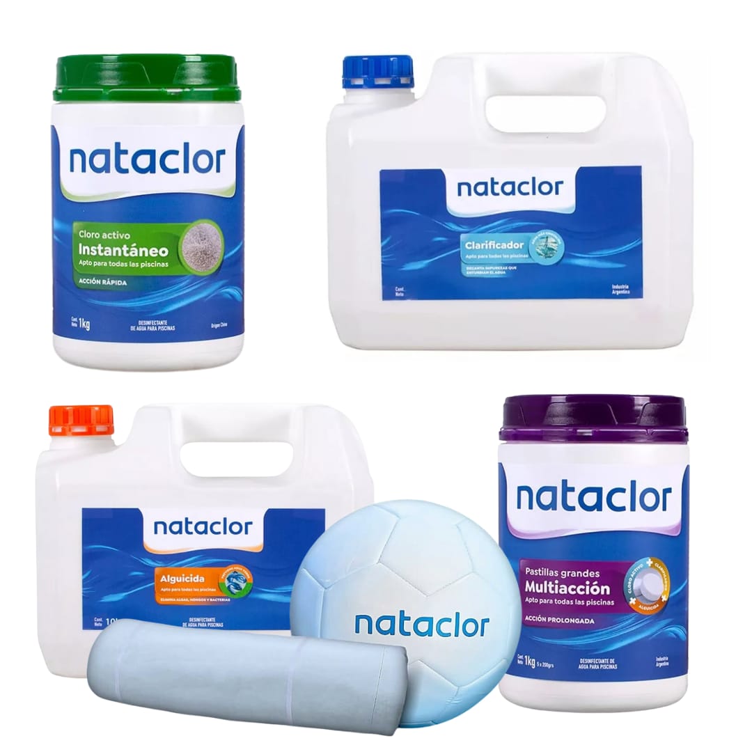 COMBO 2 NATACLOR  ( ALGUICIDA + CLARIFICANTE X 5 L